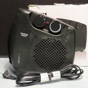 Sharper Image TSI-TT201-BLK Table Top Adjustable Black Heater Stand Up